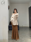 Mutedance 24 Autumn and Winter Pullover Cashmere Top MD-MD24FW141-NUDE